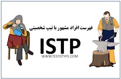 افراد مشهور تیپ شخصیتی istp