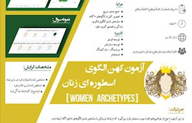 اینفوگراف آزمون کهن الگوی اسطوره ای زنان