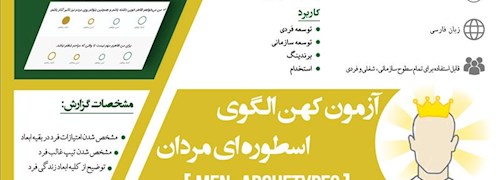 اینفوگراف آزمون کهن الگوی اسطوره ای مردان