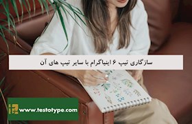 سازگاری تیپ 6 اینیاگرام با سایر تیپ های آن