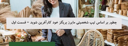 چطور بر اساس تیپ شخصیتی مایرز بریگز خود کارآفرین شوید – قسمت اول