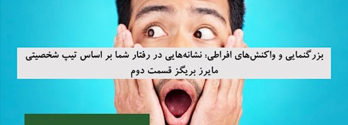 بزرگنمایی و واکنش‌های افراطی: نشانه‌هایی در رفتار شما بر اساس تیپ شخصیتی مایرز بریگز قسمت دوم
